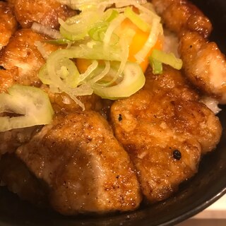 豚トロ照り丼！